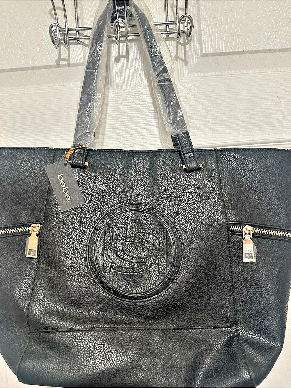 bebe Black Tote Bag NWT